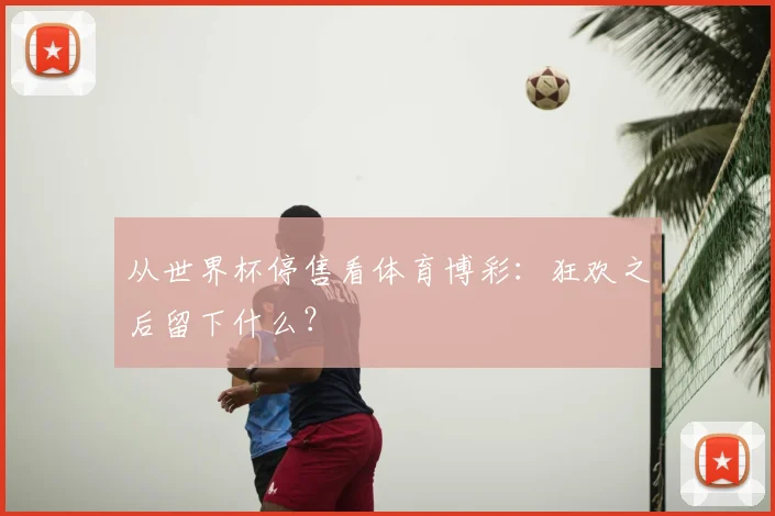 从世界杯停售看体育博彩:狂欢之后留下什么?