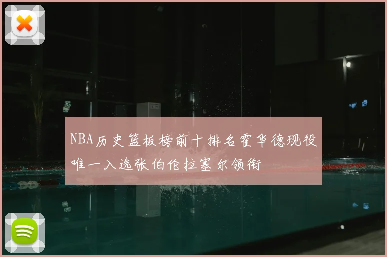 NBA历史篮板榜前十排名霍华德现役唯一入选张伯伦拉塞尔领衔