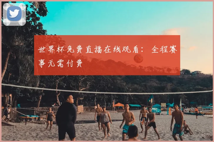 世界杯免费直播在线观看:全程赛事无需付费